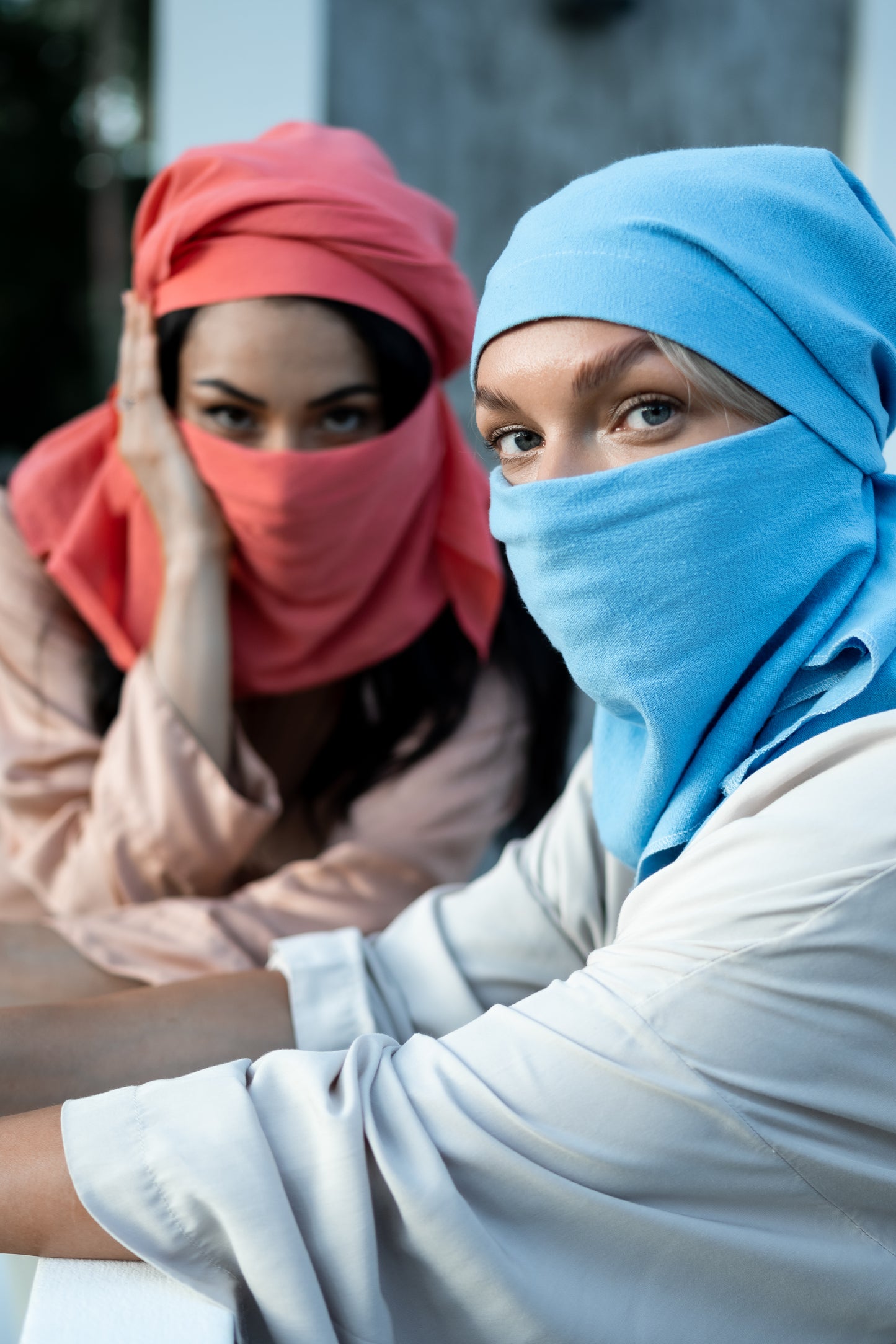 PAVANA headwear Peach cotton