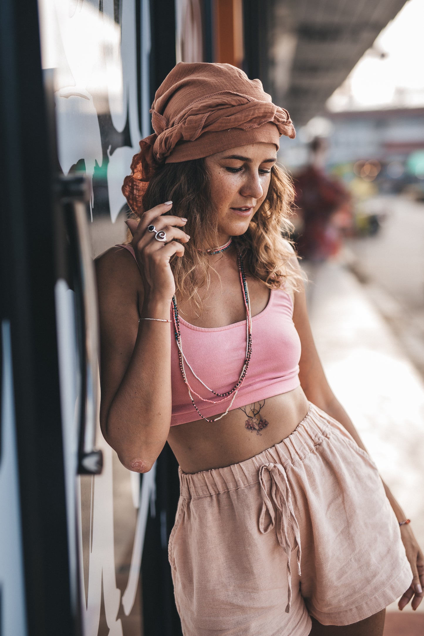 PAVANA headwear Camel