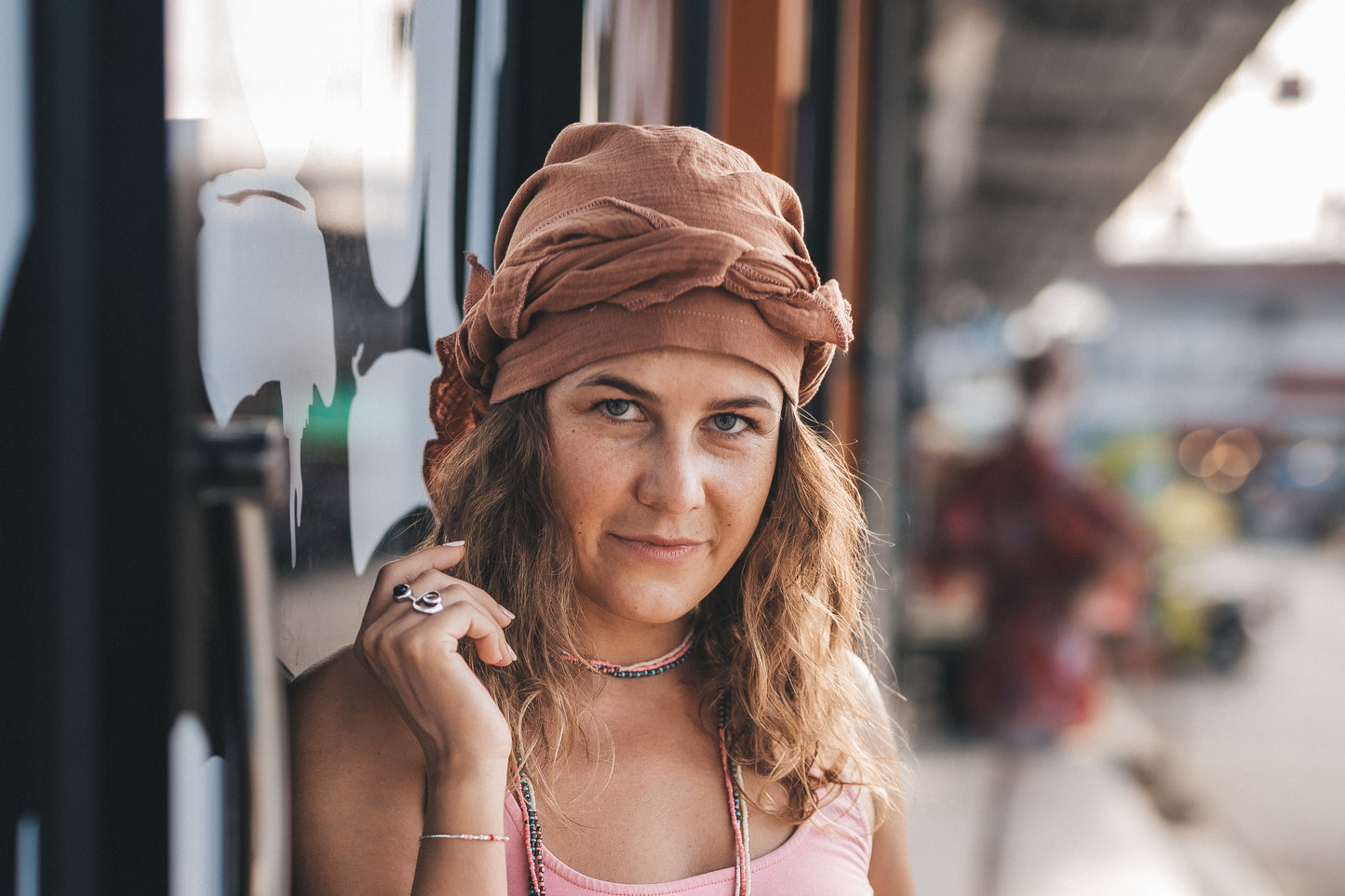 PAVANA headwear Camel