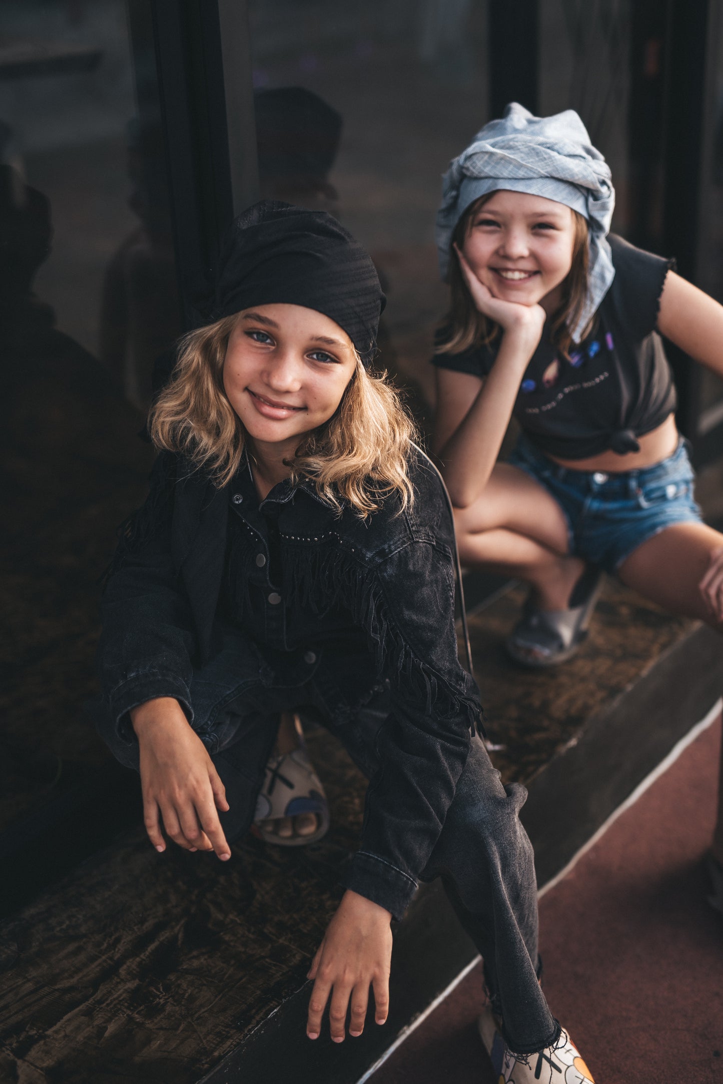 PAVANA headwear Black cotton teenager