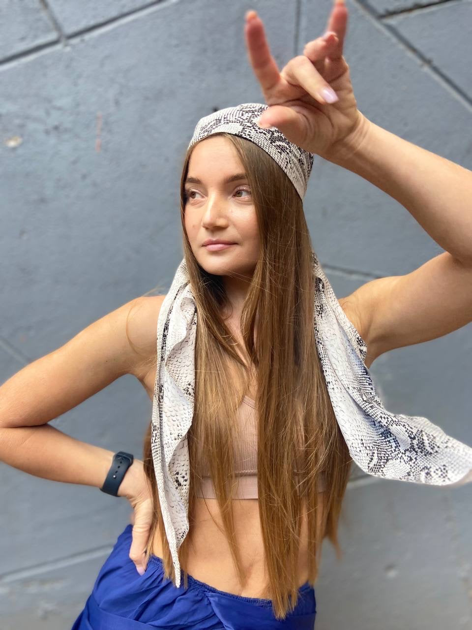 PAVANA headwear Snake print