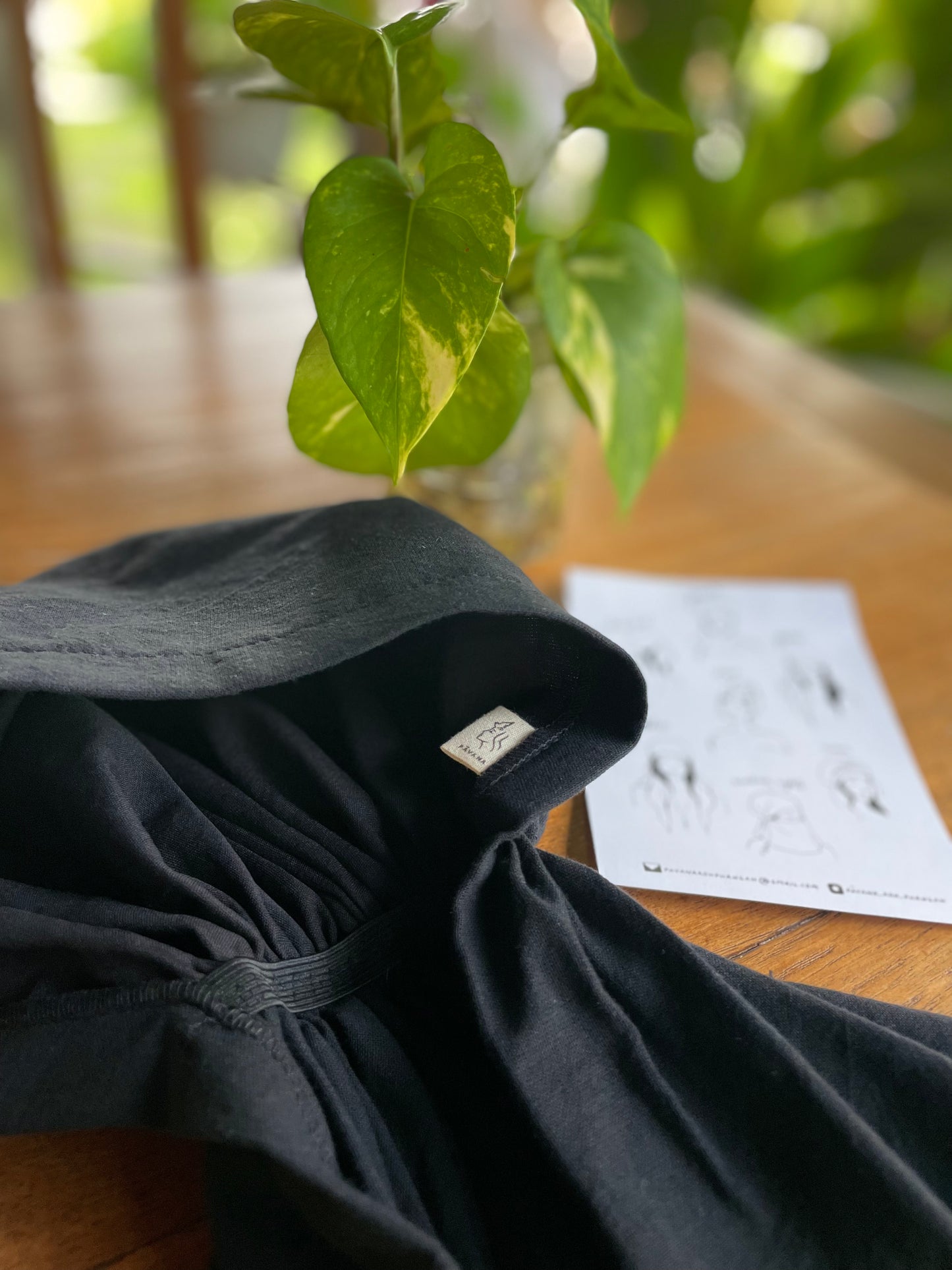 PAVANA headwear Black cotton teenager
