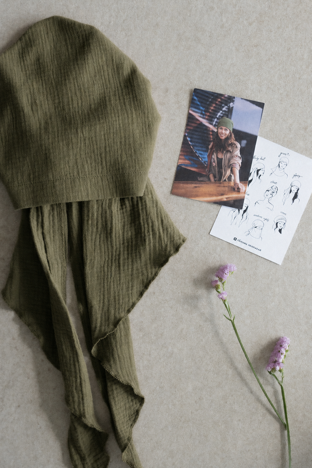 PAVANA headwear Khaki