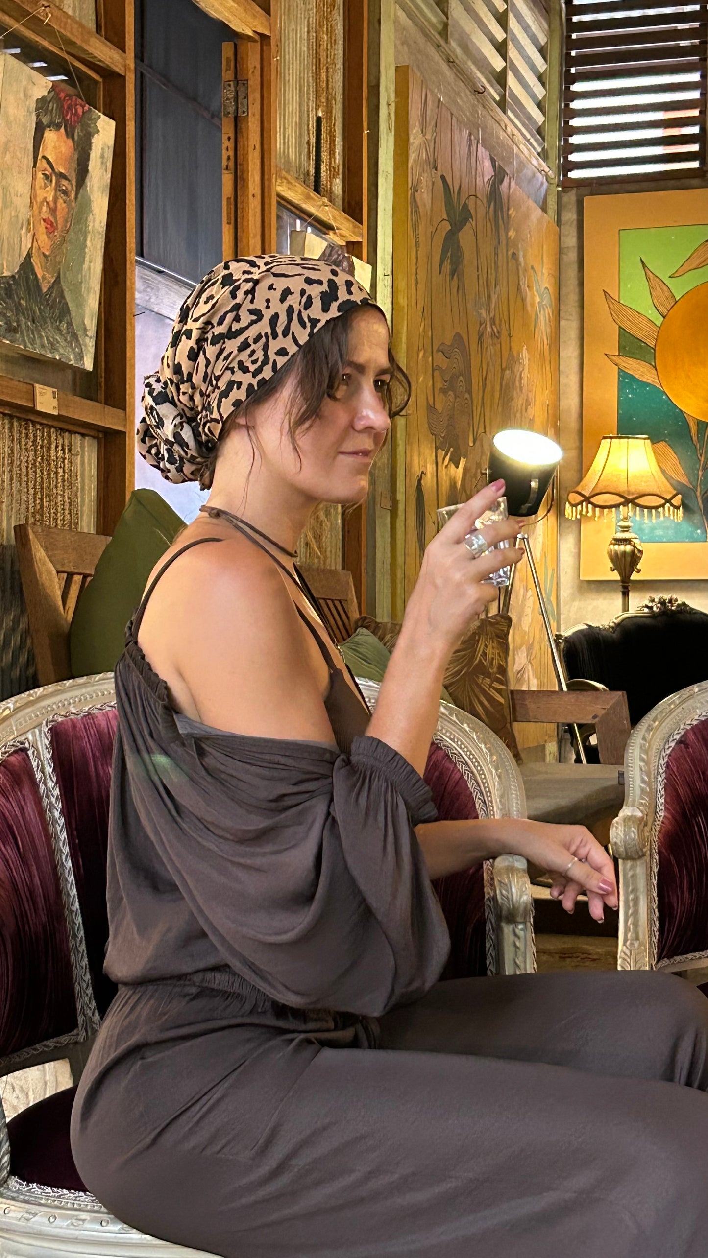 PAVANA headwear animal print