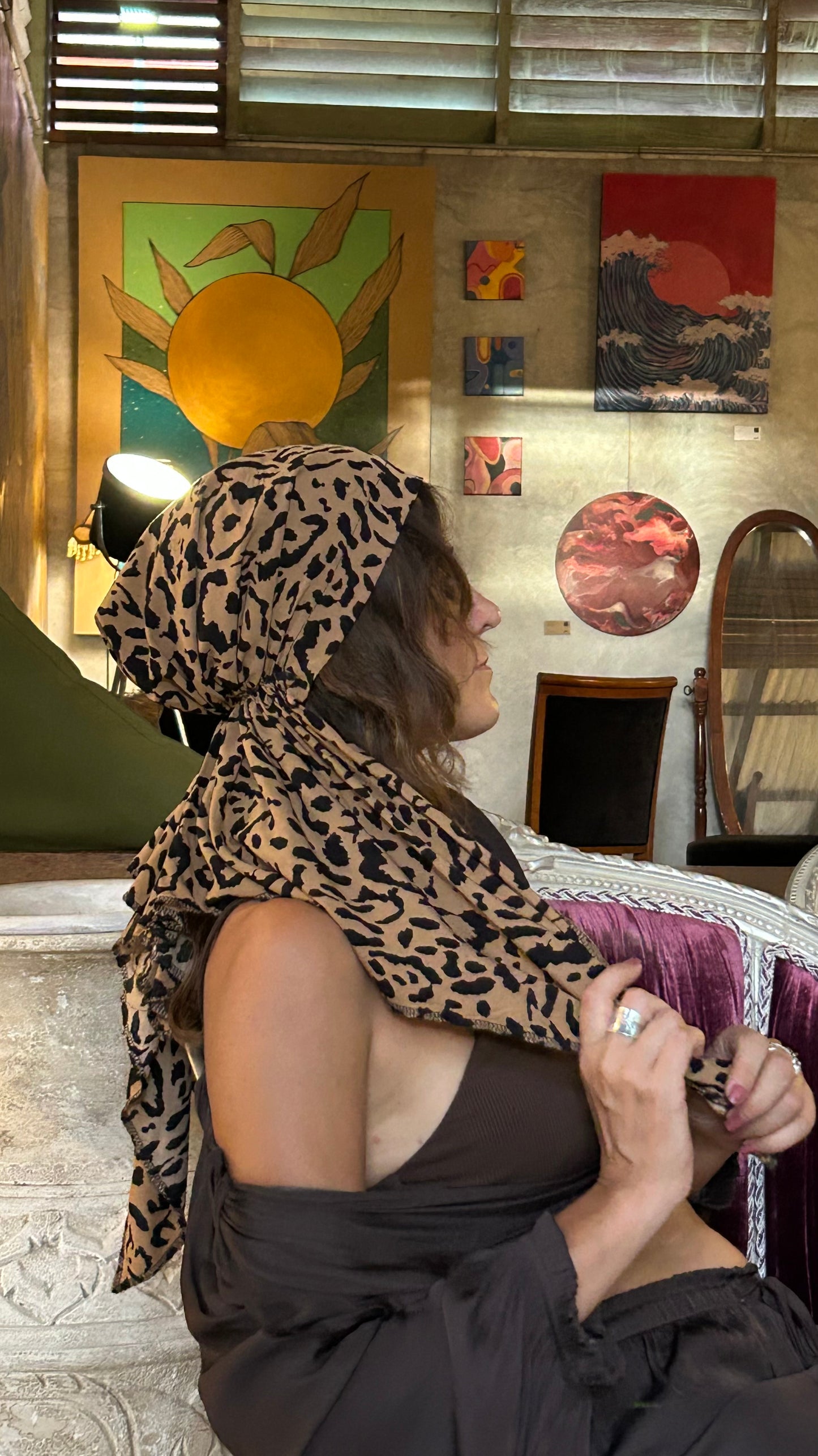 PAVANA headwear animal print