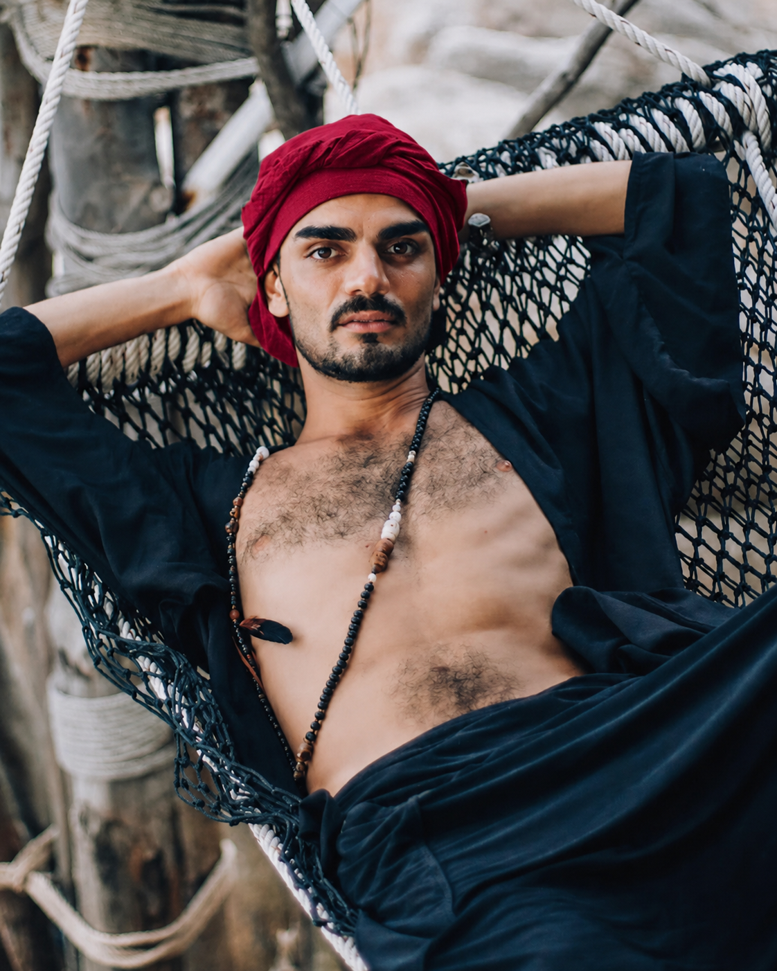 PAVANA headwear Red
