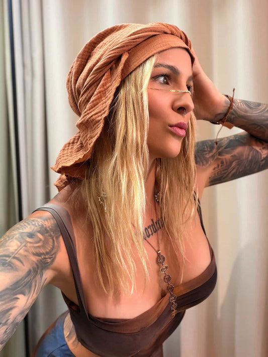 PAVANA headwear Camel