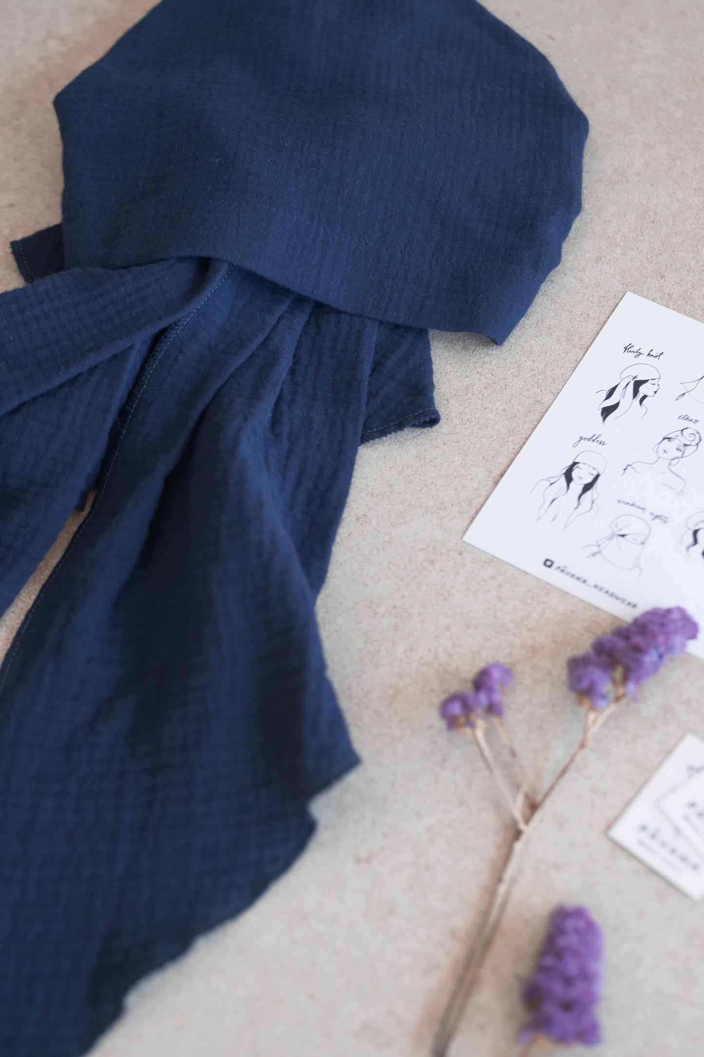PAVANA headwear Navy Blue