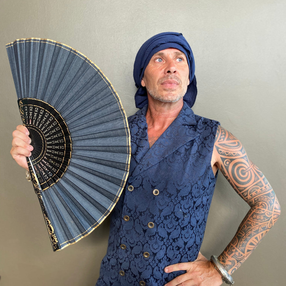 PAVANA headwear Navy blue