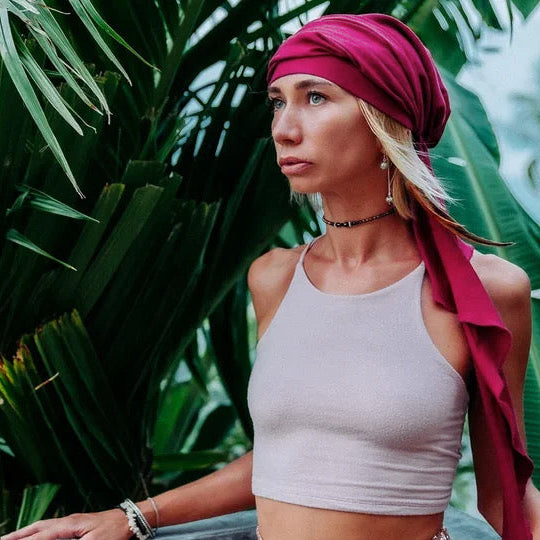 PAVANA headwear Raspberry